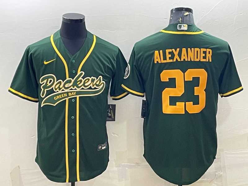 Men's Green Bay Packers #23 Jaire Alexander Green Gold With Patch Cool Base Stitched Baseball Jersey,We sell and wholesale Men's Green Bay Packers #23 Jaire Alexander Green Gold With Patch Cool Base Stitched Baseball Jersey on line form chian!